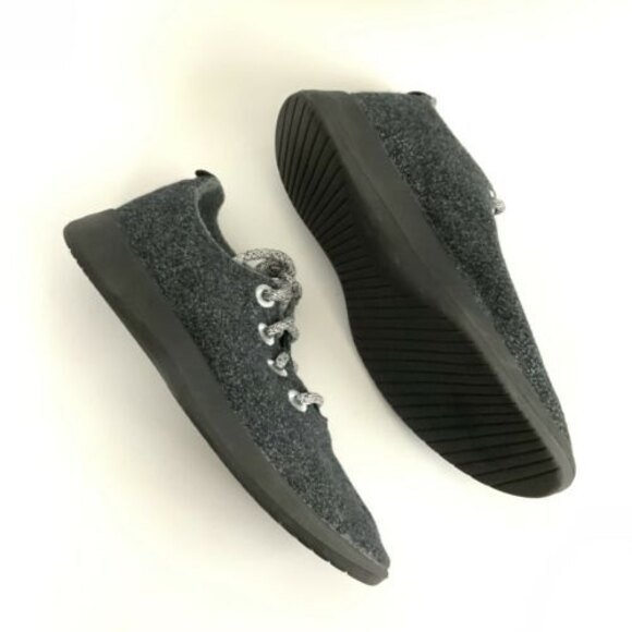 Allbirds Wool Runners 7M Natural Black Comfort Shoes - Picture 5 of 10